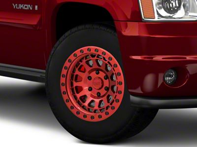 Black Rhino Primm Candy Red with Black Bolts 6-Lug Wheel; 18x9.5; -12mm Offset (07-14 Yukon)