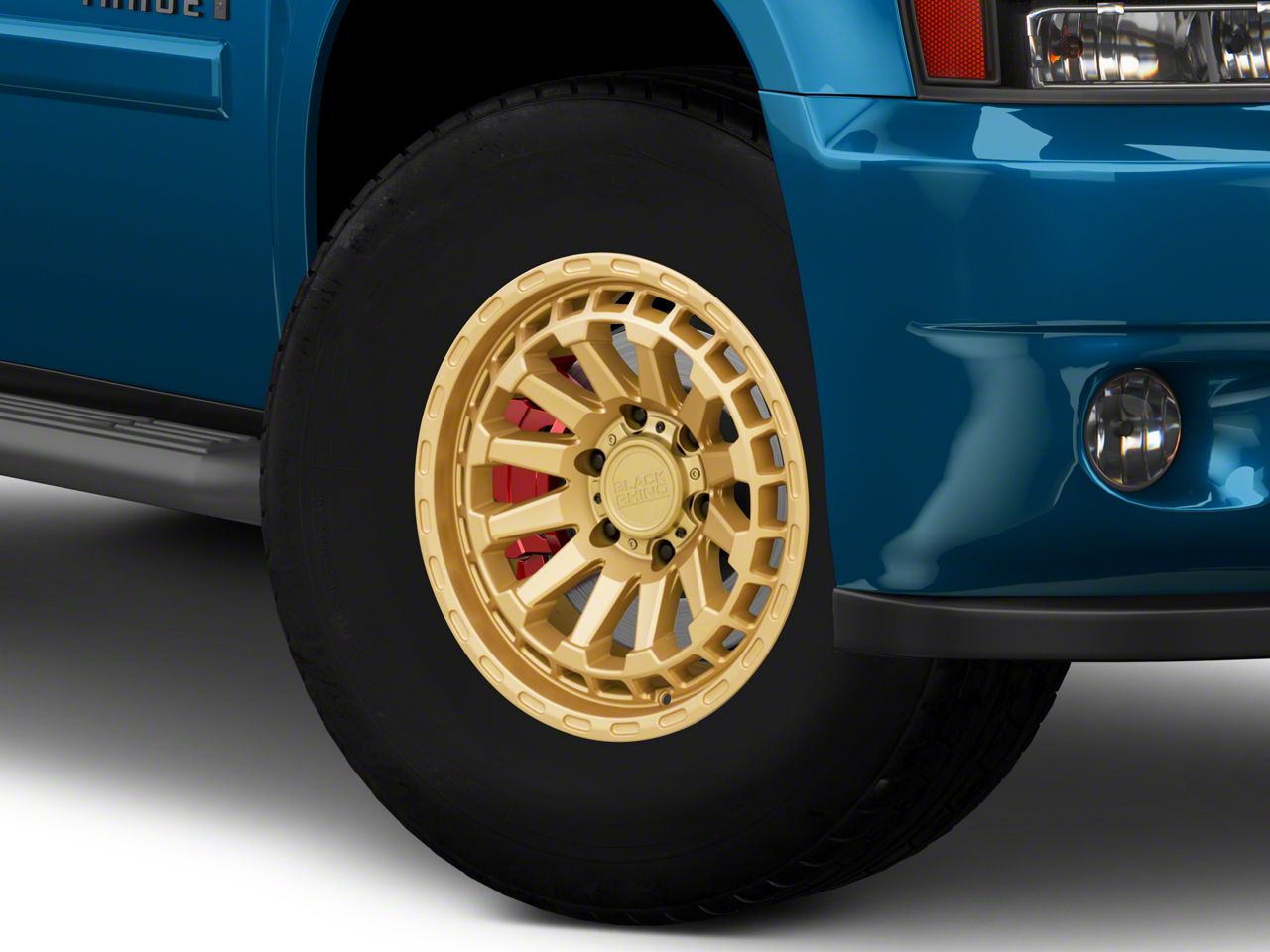 18x9.5 Black Rhino Raid Gold main image 1