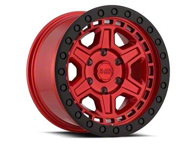 Black Rhino Reno Candy Red with Black Bolts 6-Lug Wheel; 17x9; 0mm Offset (07-14 Yukon)