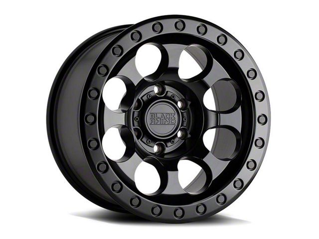 Black Rhino Riot Matte Black 6-Lug Wheel; 17x8.5; -30mm Offset (07-14 Yukon)