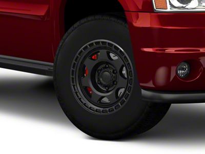 Black Rhino Voyager Matte Black 6-Lug Wheel; 17x8.5; -10mm Offset (07-14 Yukon)