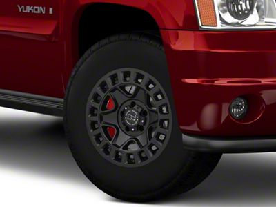 Black Rhino York Matte Black 6-Lug Wheel; 17x9; -12mm Offset (07-14 Yukon)