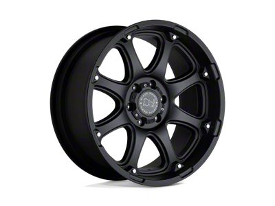 Black Rhino Glamis Matte Black 8-Lug Wheel; 18x9; 12mm Offset (08-10 F-250 Super Duty)