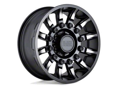 Black Rhino Mission Matte Black with Machined Tinted Spokes 8-Lug Wheel; 20x11.5; -44mm Offset (08-10 F-250 Super Duty)