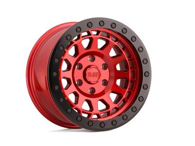 Black Rhino Primm Beadlock Candy Red with Black Bolts 8-Lug Wheel; 17x8.5; -38mm Offset (08-10 F-250 Super Duty)