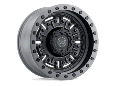 Black Rhino Abrams Textured Matte Gunmetal 8-Lug Wheel; 17x9.5; -18mm Offset (08-10 F-350 Super Duty SRW)