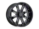 Black Rhino Sierra Gloss Black Milled 8-Lug Wheel; 18x9; 12mm Offset (08-10 F-350 Super Duty SRW)