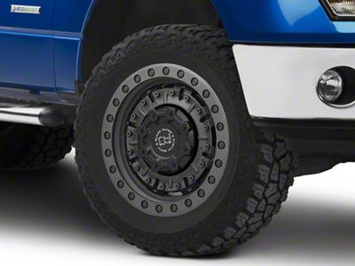 Black Rhino Abrams Textured Matte Gunmetal 6-Lug Wheel; 20x9.5; 12mm Offset (09-14 F-150)
