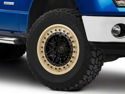 Black Rhino Alpha Matte Black with Sand Lip 6-Lug Wheel; 18x9; 20mm Offset (09-14 F-150)