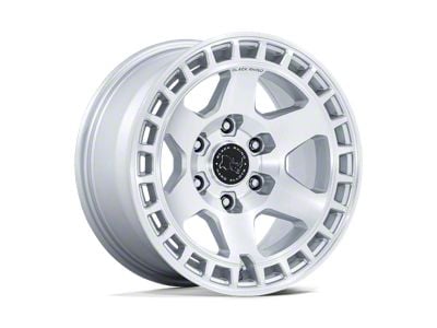 Black Rhino Bahari Gloss Silver with Machined Face 6-Lug Wheel; 17x9; 40mm Offset (09-14 F-150)