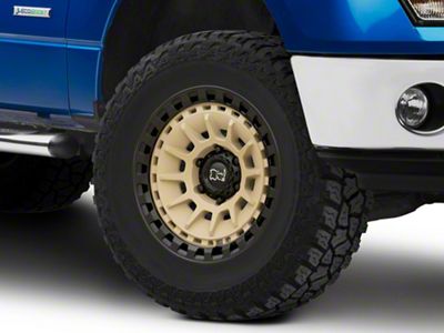 Black Rhino Barrage Desert Sand on Matte Black 6-Lug Wheel; 18x9; 0mm Offset (09-14 F-150)