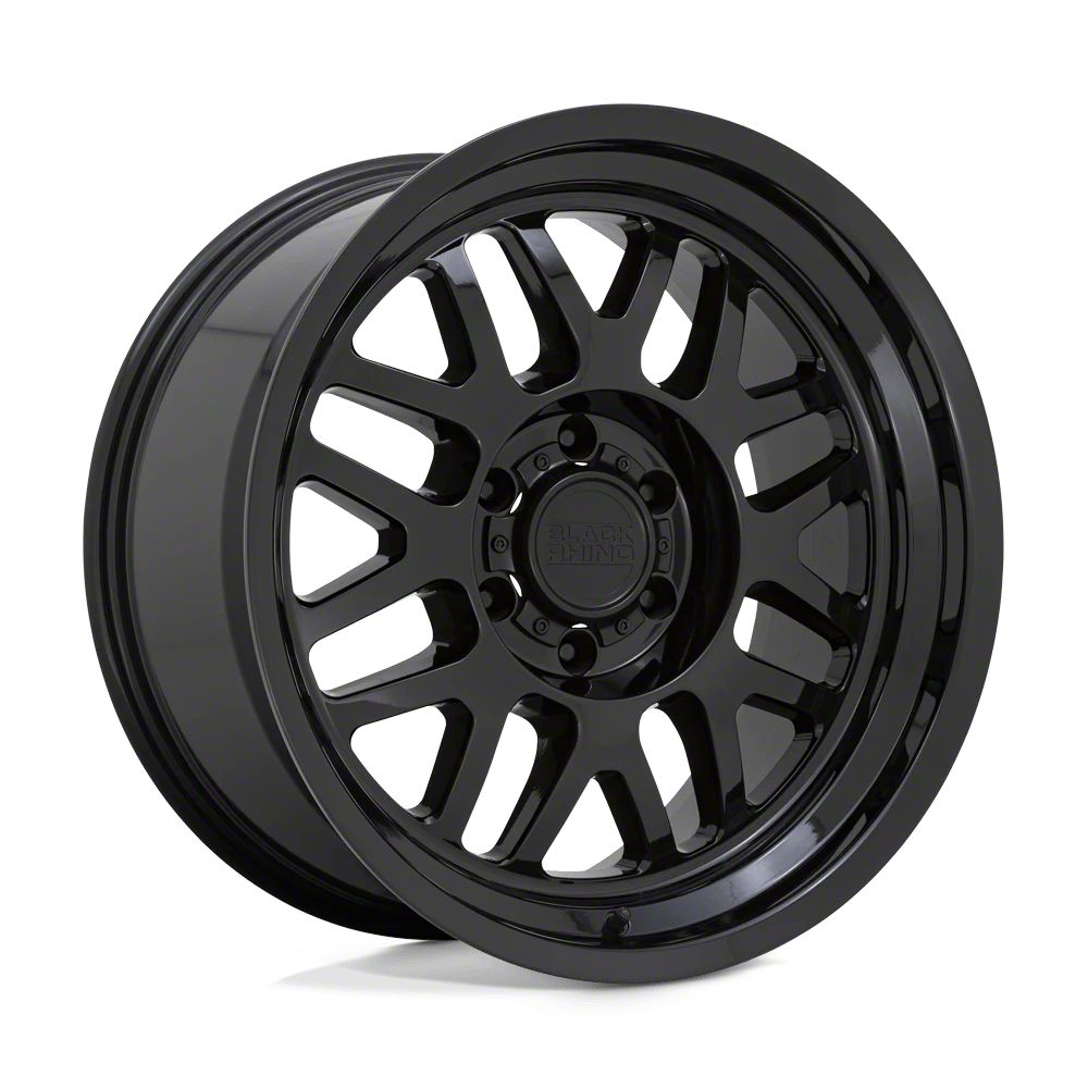 Black Rhino Delta Gloss Black 6-Lug Wheel; 17×9.5; 12mm Offset (09-14 F-150)