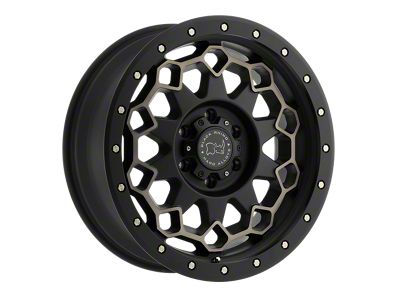 Black Rhino Diamante Matte Black Machined with Dark Matte Tint 6-Lug Wheel; 18x9; 12mm Offset (09-14 F-150)
