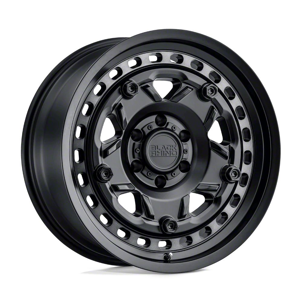 Black Rhino Grange Matte Black with Machined Tinted Ring 6-Lug Wheel; 18×9; 12mm Offset (09-14 F-150)