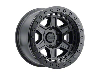 Black Rhino Reno Matte Black with Brass Bolts 6-Lug Wheel; 17x8.5; 0mm Offset (09-14 F-150)