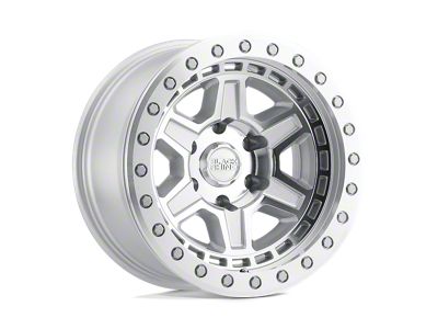 Black Rhino Reno Silver with Mirror Face and Silver Bolts 6-Lug Wheel; 17x9; 0mm Offset (09-14 F-150)