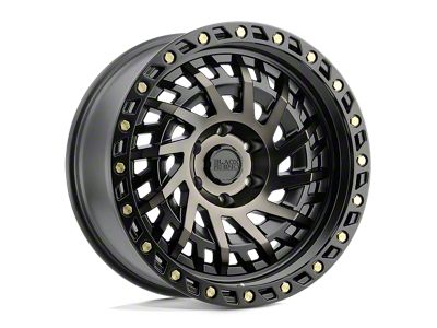 Black Rhino Shredder Matte Black with Machined Dark Tint 6-Lug Wheel; 17x9; 0mm Offset (09-14 F-150)