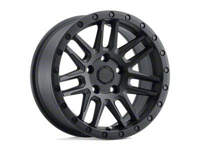 Black Rhino Arches Matte Black 5-Lug Wheel; 17x9.5; 0mm Offset (09-18 RAM 1500)