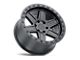 Black Rhino Attica Matte Black with Black Ring 5-Lug Wheel; 17x9; 0mm Offset (09-18 RAM 1500)