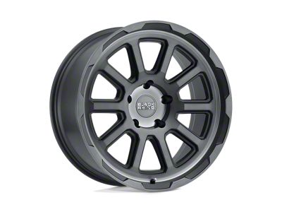 Black Rhino Chase Brushed Gunmetal 5-Lug Wheel; 20x9.5; 0mm Offset (09-18 RAM 1500)