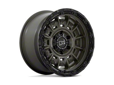 Black Rhino Legion Olive Drab Green with Black Lip 5-Lug Wheel; 20x10; -18mm Offset (09-18 RAM 1500)