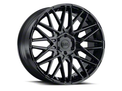 Black Rhino Morocco Gloss Black 5-Lug Wheel; 24x10; 25mm Offset (09-18 RAM 1500)