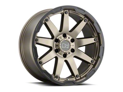 Black Rhino Oceano Matte Bronze with Black Ring 5-Lug Wheel; 18x9.5; 0mm Offset (09-18 RAM 1500)
