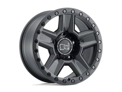 Black Rhino Ravine Matte Black 5-Lug Wheel; 17x8.5; 0mm Offset (09-18 RAM 1500)