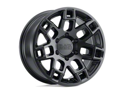 Black Rhino Ridge Matte Black 5-Lug Wheel; 17x8.5; 0mm Offset (09-18 RAM 1500)