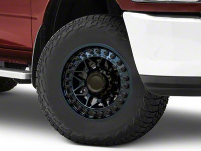 Black Rhino Alpha Midnight Blue 8-Lug Wheel; 18x9; 20mm Offset (10-18 RAM 2500)