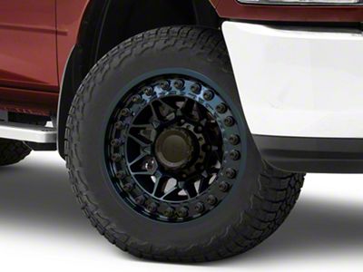 Black Rhino Alpha Midnight Blue 8-Lug Wheel; 20x10; -18mm Offset (10-18 RAM 2500)
