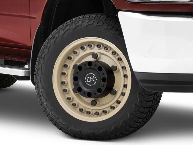 Black Rhino Armory Desert Sand 8-Lug Wheel; 20x9.5; -18mm Offset (10-18 RAM 2500)