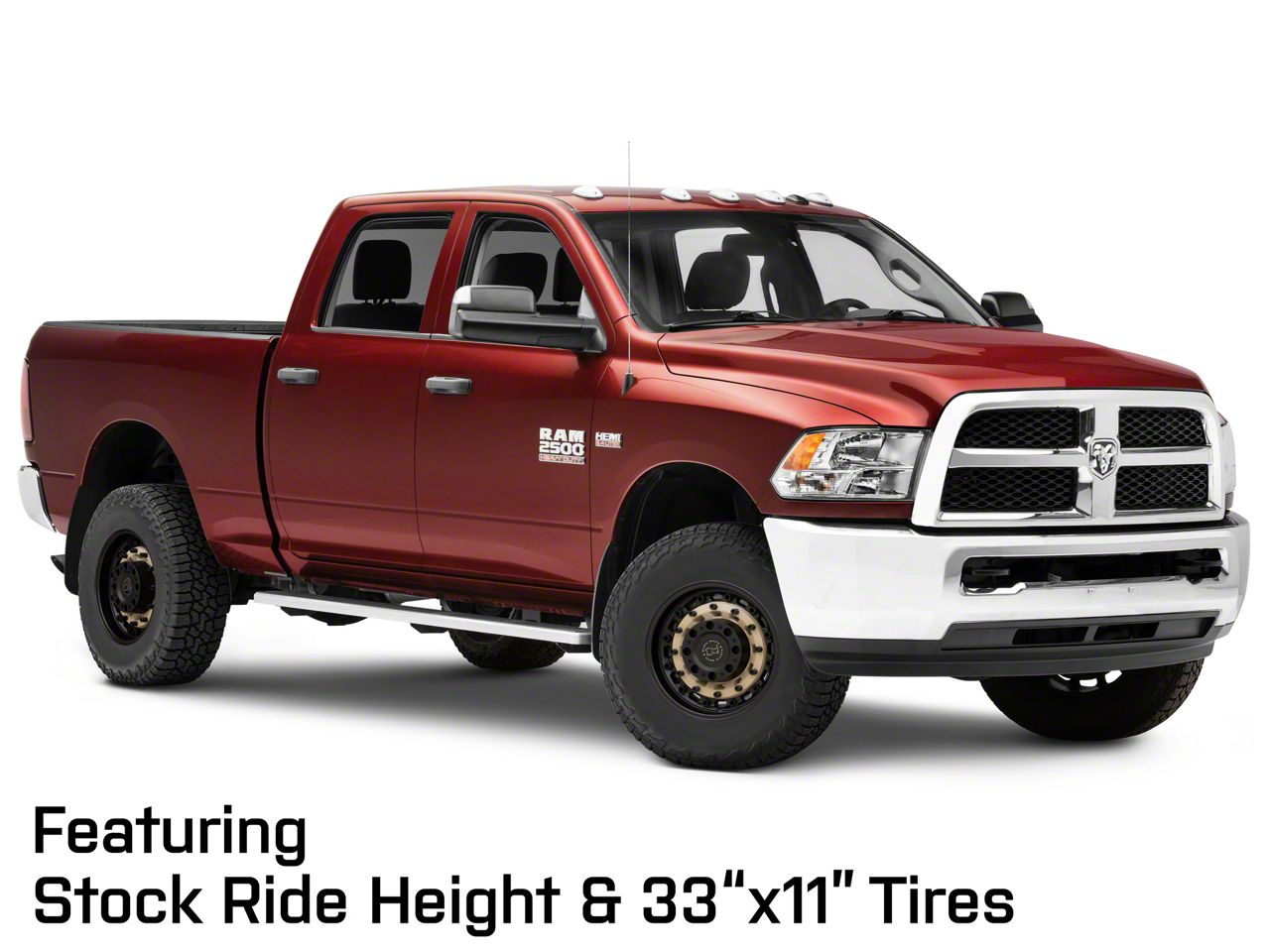 Black Rhino RAM 2500 Arsenal Sand on Black 8-Lug Wheel; 17x9