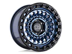 Black Rhino Sentinel Cobalt Blue with Black Ring 8-Lug Wheel; 20x9.5; -18mm Offset (10-18 RAM 2500)