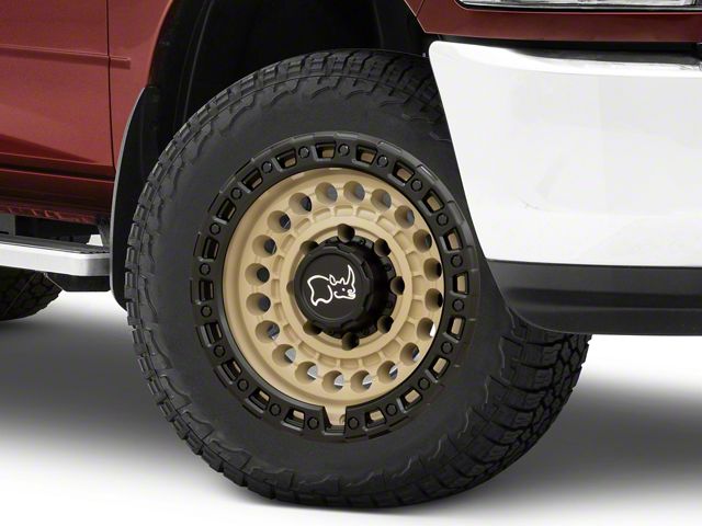 Black Rhino Sentinel Desert Sand 8-Lug Wheel; 20x9.5; 12mm Offset (10-18 RAM 2500)