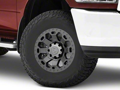 Black Rhino Warlord Matte Gunmetal 8-Lug Wheel; 17x9; 12mm Offset (10-18 RAM 2500)