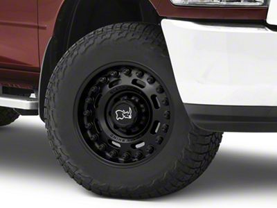 Black Rhino Axle Matte Black 8-Lug Wheel; 18x9.5; 6mm Offset (10-18 RAM 3500 SRW)