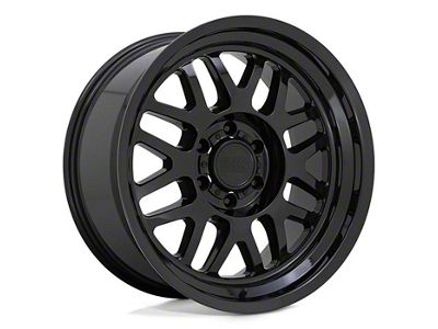 Black Rhino Delta Gloss Black 8-Lug Wheel; 17x9.5; -18mm Offset (10-18 RAM 3500 SRW)