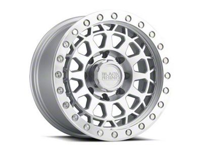 Black Rhino Primm Silver Machined 8-Lug Wheel; 17x9; 0mm Offset (10-18 RAM 3500 SRW)