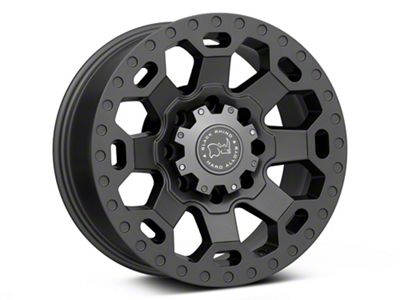 Black Rhino Warlord Matte Gunmetal 8-Lug Wheel; 18x9; 12mm Offset (10-18 RAM 3500 SRW)