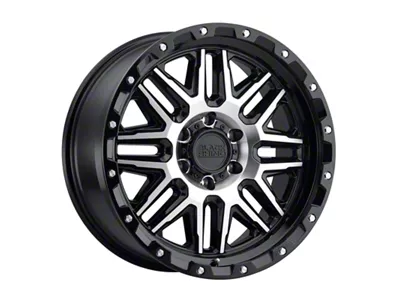 Black Rhino Alamo Gloss Black Machined 8-Lug Wheel; 17x9; 6mm Offset (11-16 F-250 Super Duty)
