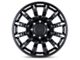 Black Rhino Mission Matte Black with Machined Tinted Spokes 8-Lug Wheel; 18x9; -18mm Offset (11-16 F-250 Super Duty)
