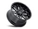 Black Rhino Sierra Gloss Black with Milled Spokes 8-Lug Wheel; 22x10; -23mm Offset (11-16 F-250 Super Duty)