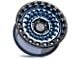 Black Rhino Sentinel Cobalt Blue with Black Ring 8-Lug Wheel; 20x9.5; -18mm Offset (11-16 F-350 Super Duty SRW)