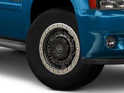 Black Rhino Abrams Gloss Gunblack with Machined Dark Tint 6-Lug Wheel; 18x9.5; -18mm Offset (14-18 Sierra 1500)