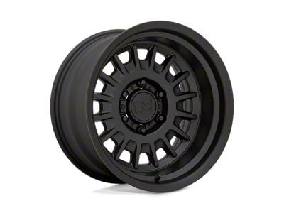 Black Rhino Aliso Matte Black 6-Lug Wheel; 17x8; 0mm Offset (14-18 Sierra 1500)