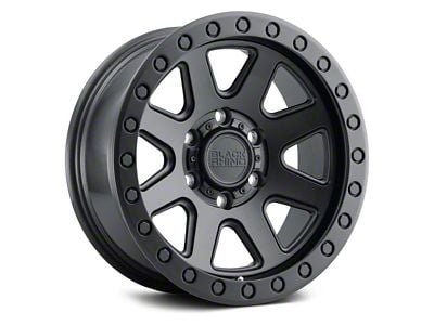 Black Rhino Baker Matte Black 6-Lug Wheel; 18x9; 12mm Offset (14-18 Sierra 1500)