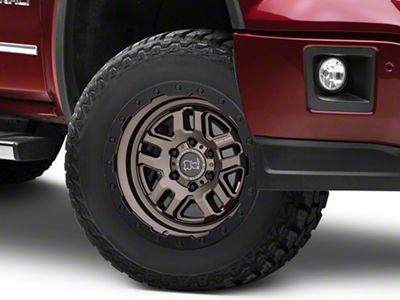 Black Rhino Barstow Matte Bronze with Matte Black Ring 6-Lug Wheel; 18x9.5; 12mm Offset (14-18 Sierra 1500)