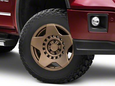 Black Rhino Muzzle Matte Bronze 6-Lug Wheel; 17x9; -18mm Offset (14-18 Sierra 1500)