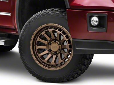 Black Rhino Raid Matte Bronze 6-Lug Wheel; 17x8.5; 0mm Offset (14-18 Sierra 1500)